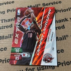 DeMar DeRozan ‘11 Adrenalyn XL TCG Holo “Extra” Insert Card No. E20
